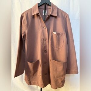 Lee Rose/Mauve Chore Jacket Work utility coat grungecore normcore NWOT